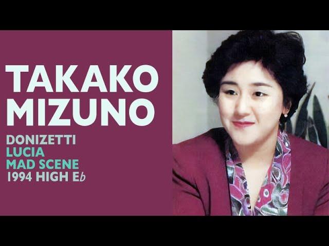 Takako Mizuno sings Lucia's mad scene