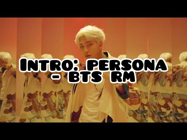 BTS RM - Intro: Persona Lyrics English