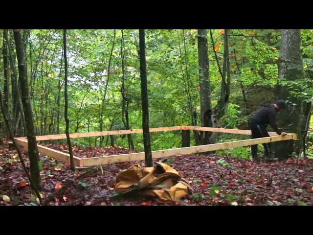 Man Builds Amazing WOOD CABIN in the Middle of the Forest | Start to Finish by @Ferincishin