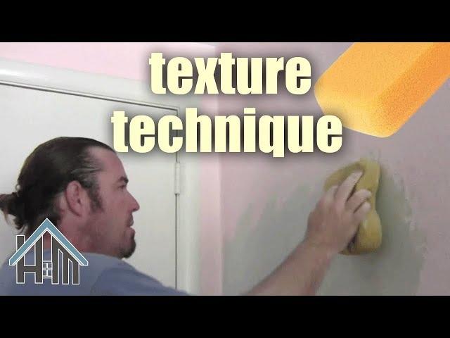 how to texture wall, apply texture, swirl. Easy! Home Mender