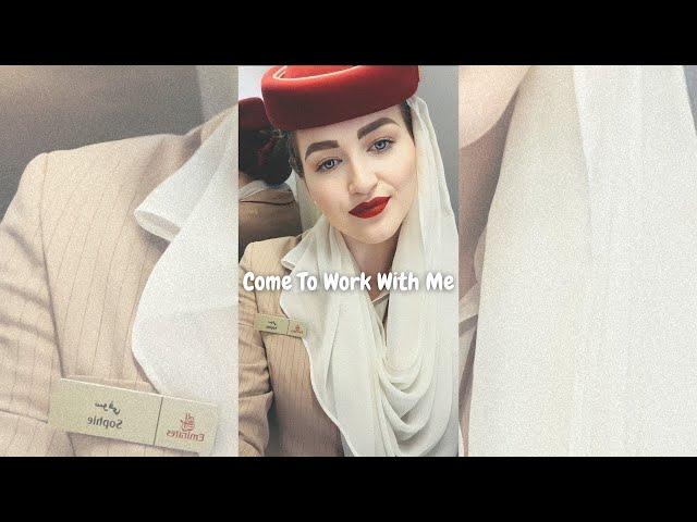 ️EMIRATES CABIN CREW Come To Work With Me | Ft Emirates Premium Economy ️