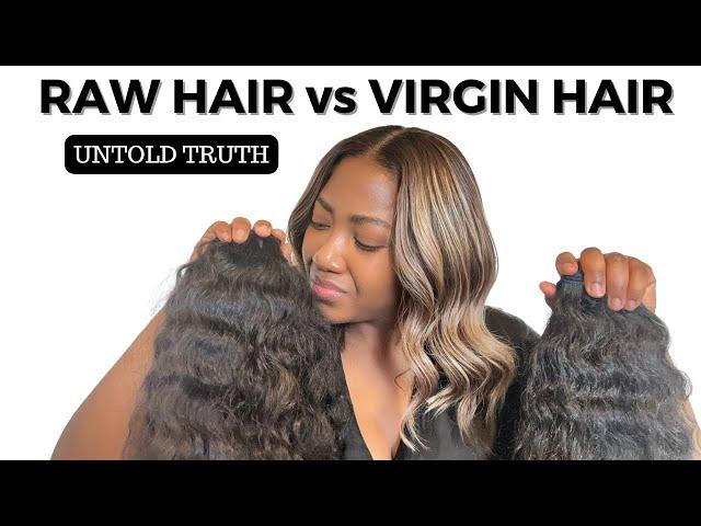 Difference Between RAW HAIR and VIRGIN HAIR