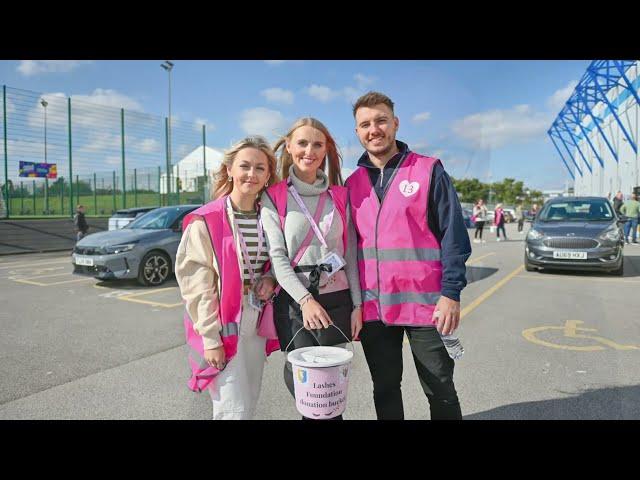 Lashes Foundation raises over £13k at Stags v Blackpool match