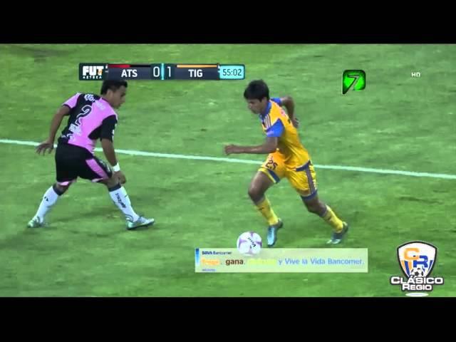 Atlas vs Tigres 0-1 Jornada 12 Apertura 2015 TV AZTECA HD