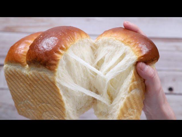 White Milk loaf (Poolish method)，ultra flaky and soft White ｜Lisa's Kitchen