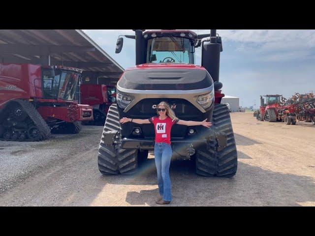 Case IH Steiger 715!!! Michelin Tires going on Magnums!