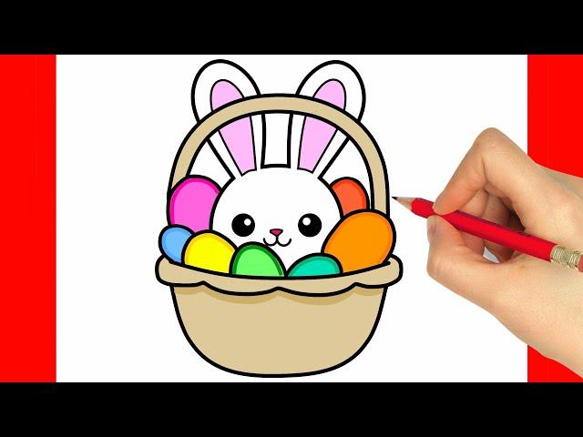 COMMENT DESSINER LE LAPIN DE PÂQUES