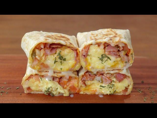 [SUB] Best Egg Burrito Recipe :: Breakfast Recipe