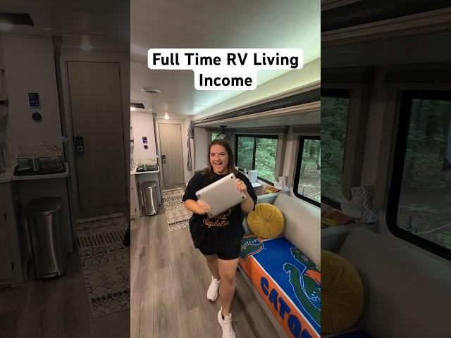 Full Time RV Living Income  #rvlife #rvlifestyle #fulltimerv #rv #rvliving #remotework