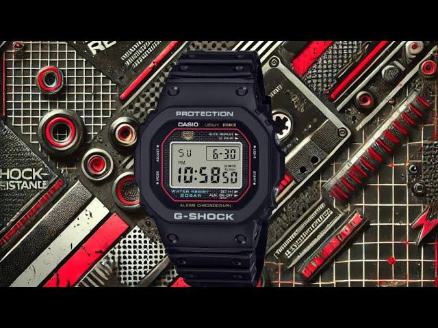 G-SHOCK DW5000R-1A Anniversary Square Re-Creation