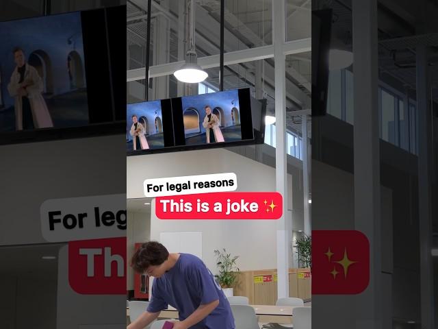 For legal reasons this is a joke 