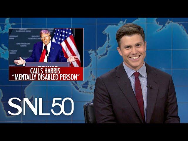 Weekend Update: Trump Calls Kamala Harris “Mentally Disabled Person” - SNL