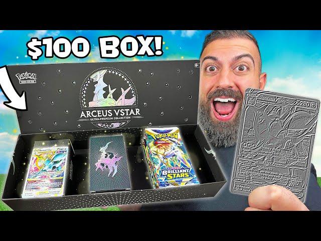 I Opened Pokemon's Exclusive $100 Premium Arceus Box!