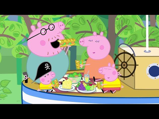 Captain Daddy Pig  @Peppa Pig - Official Channel  - Cartoons with Subtitles