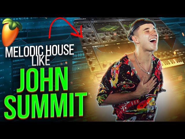 How To JOHN SUMMIT Style Melodic House [FL Studio Production Tutorial]