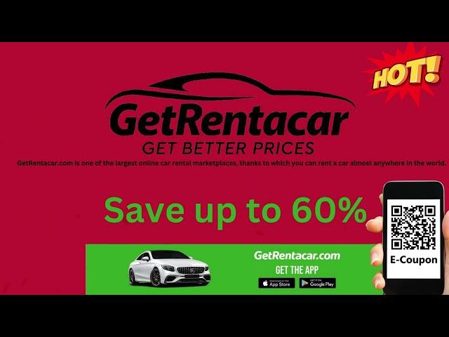 Get the Best Car Rental Deals with GetRentACar.com!  Up to 60% Savings Worldwide!
