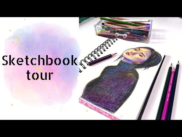 Sketchbook tour 2022 || What I draw in my sketchbook and how long it took me to finish