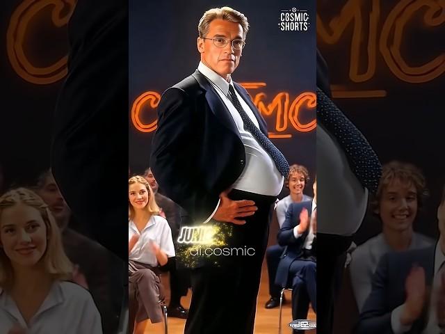 Arnold Schwarzenegger’s Iconic Movie Roles Reimagined in AI Cosmic Style! #arnold #movie #actor