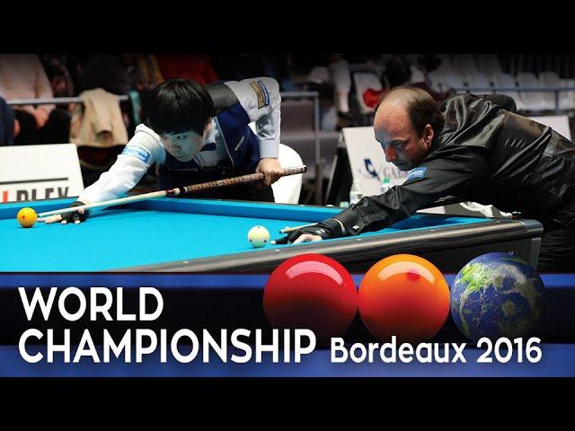 3-Cushion World Championship Bordeaux 2016 - Daniel Sanchez vs Kim Haeng-Jik