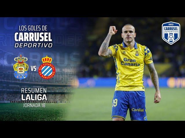 Sandro Ramírez condena al Espanyol | El gol del UD Las Palmas 1 - 0 Espanyol