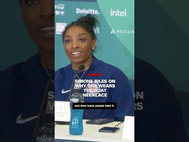 Simone Biles on why she wears the goat necklace