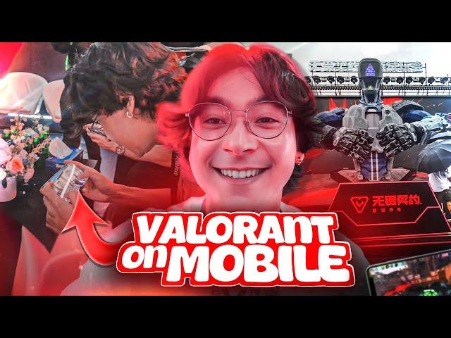 TenZ EXCLUSIVELY TRYING VALORANT MOBILE FOR THE FIRST TIME !!! | Vlog