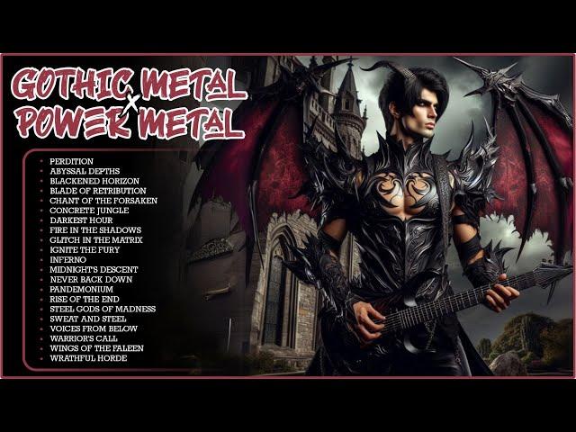 Best Gothic Metal Mix Heavy Power Metal Playlist Music | energetic power metal instrumental