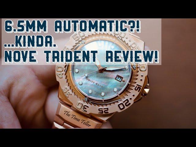 The "Thinnest" Dive Watch? I'm Not So Sure... [Nove Trident Automatic Review]