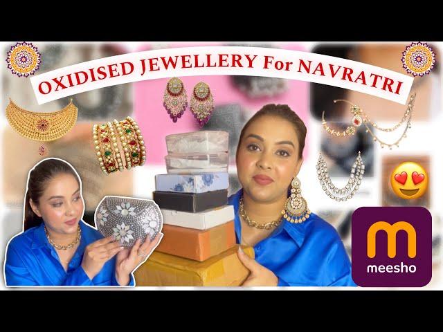 Meesho *Oxidised* Jewellery For Navratri And Garba Nights  Starting 104₹ / Beauty Basics