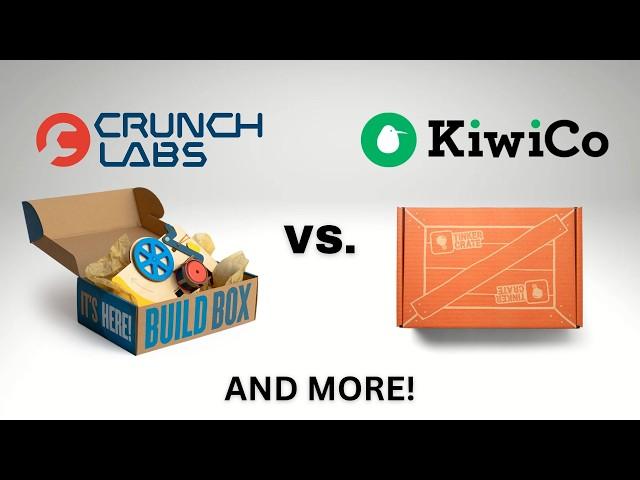 CrunchLabs vs. KiwiCo: What are the best S.T.E.M Build Boxes and Science Kits in 2024?