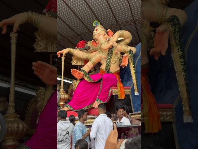 Biggest ganesh Aagman 2024 at Shree Chowdhary arts 2024 #ganesh #ganesh2024 #ganesha