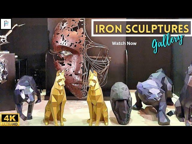 Explore Stunning Iron Sculptures at INDEX Dubai 2024 | World Trade Centre