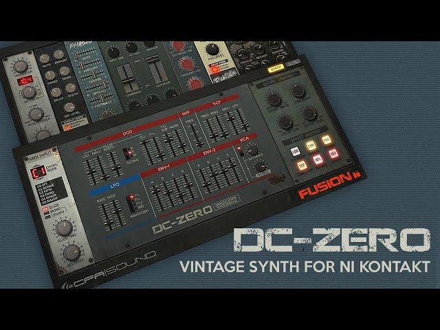 CFA-Sound DC-Zero - Vintage Synth for Kontakt