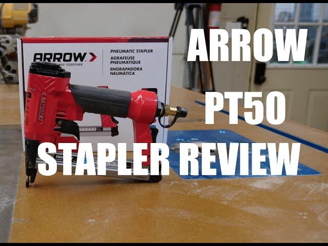 Arrow PT50 Stapler Review and Demonstration