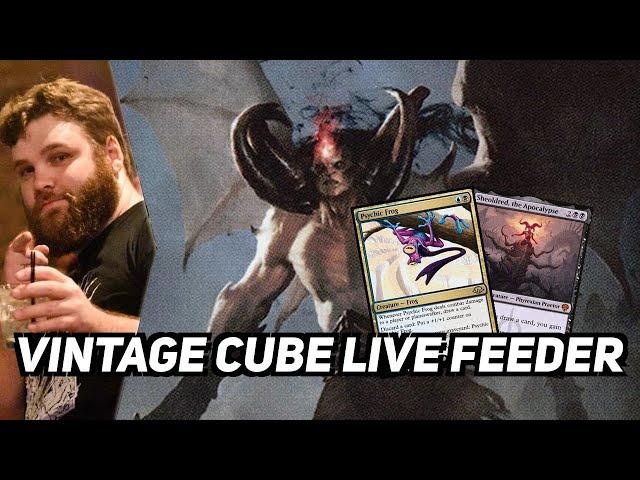 How to WIN with ZERO POWER | Vintage Cube LIVE Feeder | MTGO