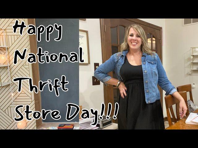 Happy National Thrift Store Day! || Big Thrift Haul and a Little Sad News…