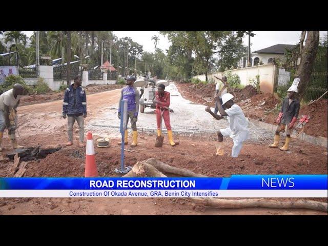 Road Reconstruction: Construction Of Okada Avenue, GRA, Benin City Intensifies