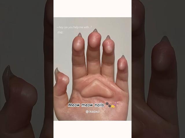 Meow nails  #nails #nailart #naildesign #nailtech  #nailextension #nailtutorial