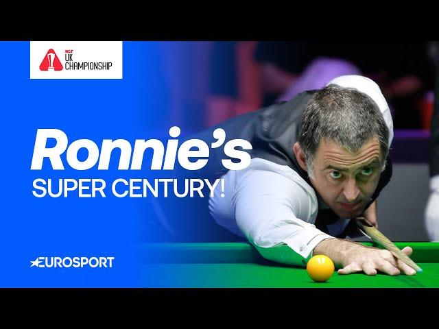 The Rocket Ronnie O'Sullivan hits a Super CENTURY vs. Hawkins!  | 2024 UK Championship Highlights