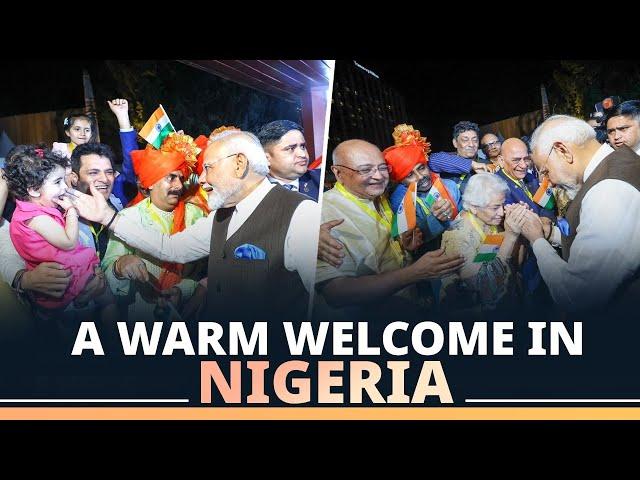 LIVE: PM Modi arrives to a warm welcome in Nigeria