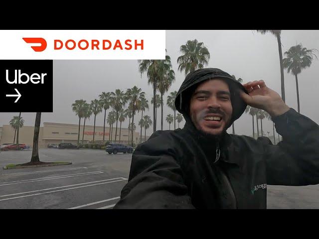 I Delivered DoorDash In A Thunderstorm