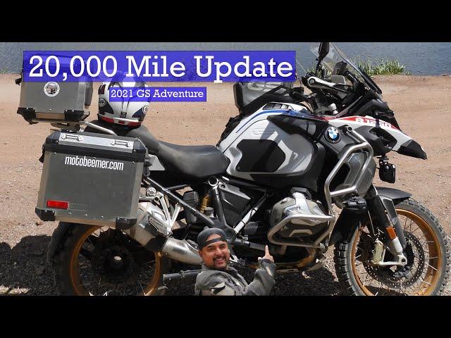 2021 BMW R1250 GSA's 20,000 mile journey!