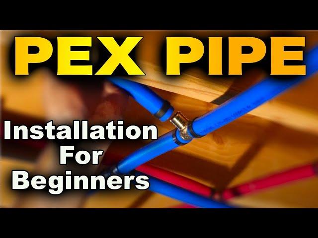 PEX Pipe Installation - ALL Connections To Fittings In A WHOLE HOUSE!