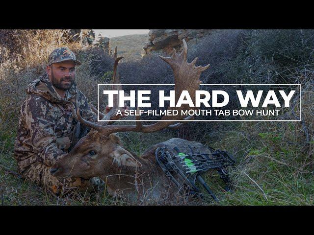 Self-Filmed Bow Hunt With A Mouth Tab | New Zealand Fallow Deer