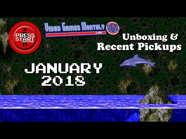 Video Games Monthly Unboxing & Pickups (January 2018) | Press Start News