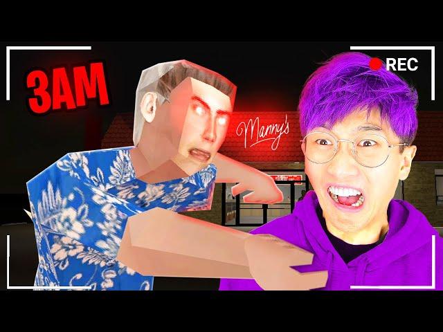 CREEPY FAST-FOOD PLACE *ATTACKED US!?* (LANKYBOX Playing MANNY'S Full Game)