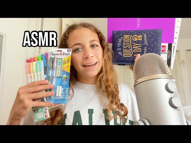 ASMR Stationary haul! Tingly!