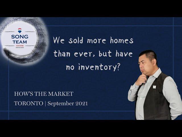 How's the market in Toronto & York - September 2021 - Where did the supply go?