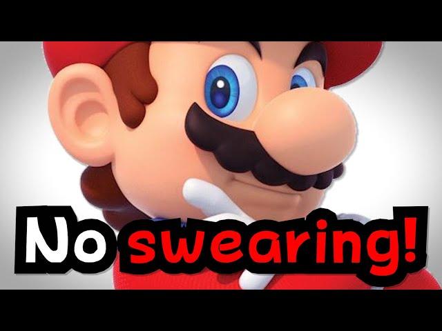 Mario tells you to stop swearing