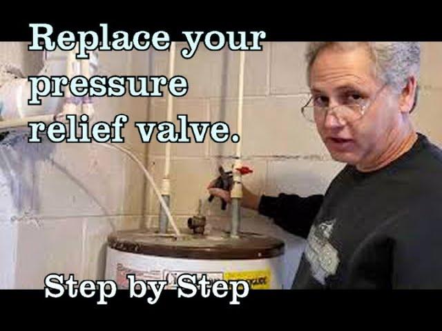 How to replace a pressure relief valve on a hot water heater. Maintenance Minute with Jim Viebrock